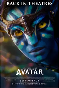 Avatar 27x40 DS Movie Re-Release Payoff Poster - Picture 1 of 2