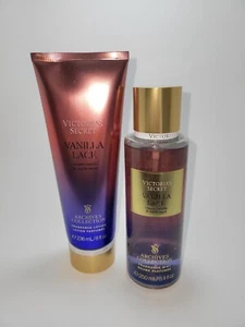 Victoria's Secret Vanilla Lace Fragrance Mist Spray & Body Lotion Set - Picture 1 of 2