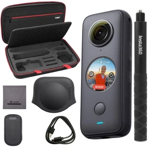 Insta360 ONE X2 Action Camera Bundle 360° Super 5.7K Video Dual-Lens Touchscreen - Picture 1 of 1