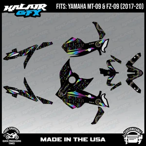 Graphics Kit for YAMAHA MT-09 and FZ-09 (2017-2020) Midgard - Rainbow - Picture 1 of 4