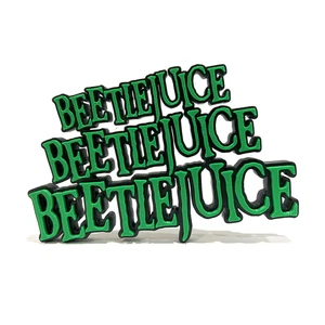 Beetlejuice 3D Logo Schild Selbststehendes Regal Kunst Wanddisplay - Bild 1 von 3