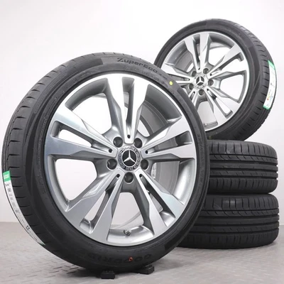 Sommerräder 18Zoll Mercedes C-Klasse W205 Original Felgen  225/45R18 Reifen - Bild 1 von 4