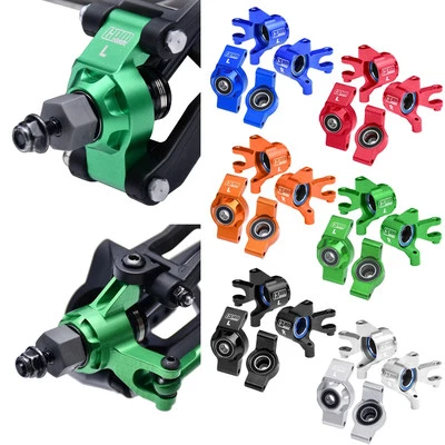 Bloques de dirección delanteros de aleación GPM 7075 + bujes traseros para TRAXXAS Mini Maxx MINI XRT Foto 1 de 4