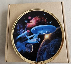 Star Trek U.S.S. Enterprise NCC-1701 Limited Hamilton Collector Plate (4902A) - Bild 1 von 4