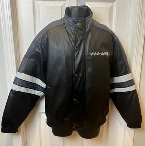 Vintage 90’s Starter NFL Dallas Cowboys Herren M schwarz/blau Lederjacke neuwertig  - Bild 1 von 14