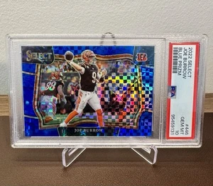 2022 Panini Select Joe Burrow Blue Prizm Field Level /49 PSA 10 Bengals #319 - Picture 1 of 2