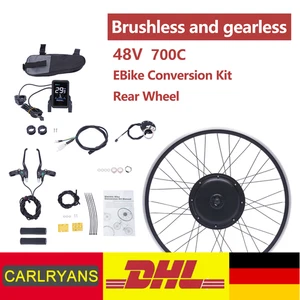E-Bike Umbausatz Motor 48V 1000W mit Hinterrad Kit 700c für 28/29-Zoll NEU - Bild 1 von 21