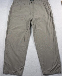 VINTAGE Cabela’s Canvas Jeans Men 46Short(44) Beige Outdoor Hike Camping Jeans - Picture 1 of 10