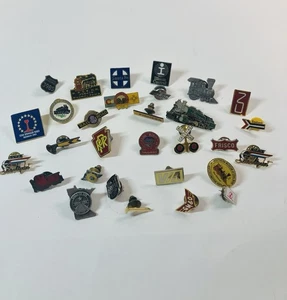 Konvolut Eisenbahn Pins Vintage 30 Pins - Bild 1 von 16