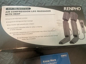 RENPHO LUFTKOMPRESSION BEINMASSAGEGERÄT MIT WÄRME RP-ALM070H SCHMERZEN LINDERN - Bild 1 von 7