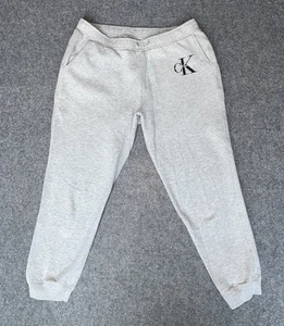 Calvin Klein Men’s Size Medium Gray Sweatpants Logo Design - Picture 1 of 4