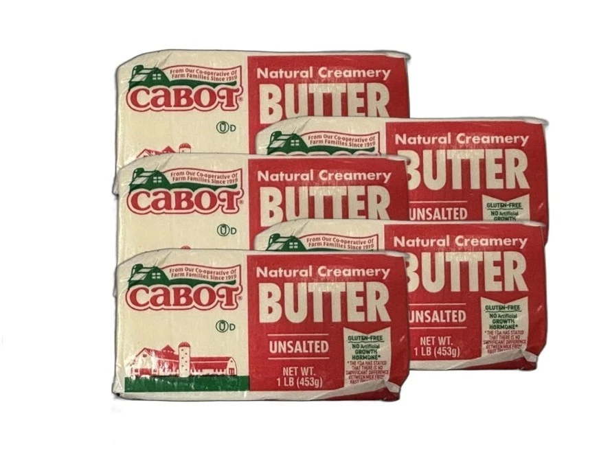 Bloque de mantequilla sin sal Cabot - Paquete de 5 libras Foto 1 de 1