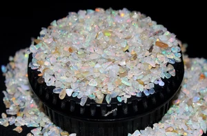 100 PCS Lot AAA Quality Natural Ethiopian White Opal Rough Loose Gemstone - Picture 1 of 1