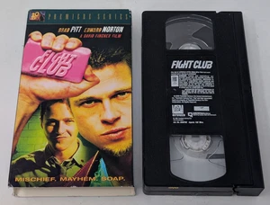 Vintage Fight Club VHS Movie: Brad Pitt, Edward Norton 2000 - Picture 1 of 8