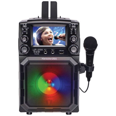Karaoke USA Portable CDG/MP3G Karaoke Player w/ 4.3-Inch Color TFT Screen - Image 1 of 4