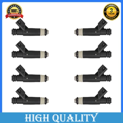 Set Of 8 Fuel Injectors FJ719 For Cadillac SRX 4.6L V8 2004 2005 2006 BRAND NEW Foto 1 de 4