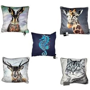 Malini Luxury Animal Pattern Cushion 45x45cm – Various Designs, Premium Quality - Picture 1 of 12