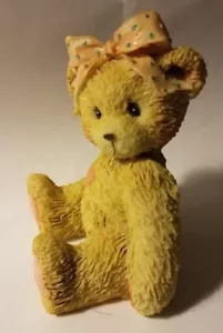 Teddy Bear Figurine - Karen Best Buddy P. Hillman appx 3" T x 2" W x 2" L #'d - Picture 1 of 4