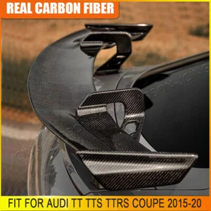 For Audi TT TTS TTRS MK3 8S 2015-20 DRY CARBON Rear Trunk Spoiler Boot Wing Lip - Foto 1 di 15