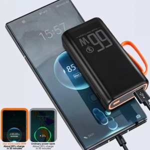 50000mAh Powerbank 66W USB C Schnellladegerät Externer Batterie Ladegerät Handy - Zdjęcie 1 z 13