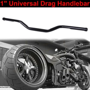 1" Motorcycle Handlebars Drag Bar For Harley Softail Sportster XL 883 1200 HONDA - Imagen 1 de 12
