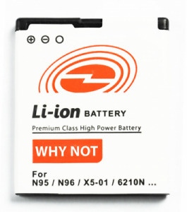 BATNOKN95 Batteria compatibile per Nokia N95 N96 X5-01 N93 N93i 6290 E65 6210N 6