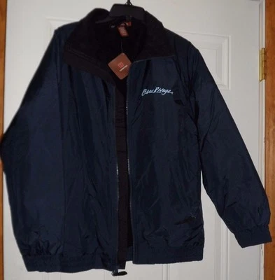  Jaqueta Casaco Masculina Harriton Tamanho Pequeno Nylon/Lã Azul BEAU RIVAGE Nova Com Etiqueta!   - Imagem 1 de 4