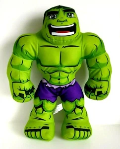 Hulk Talking Soft Toy Playskool Heroes Marvel Hulk Adventures Smash Plush Rare - Picture 1 of 3