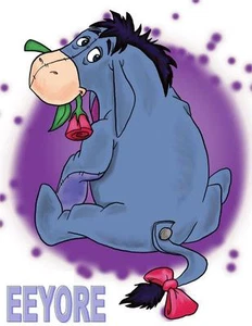 Camiseta Eeyore # 17 - 8 x 10 - Iron On Transfer - Winnie The Pooh - Imagen 1 de 1