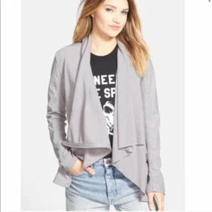 BLANKNY Faux Leather Private Practice Drape Jacket - Bild 1 von 8