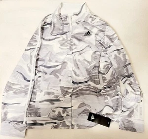 Adidas Kids Full Zip Warp Camo Track Jacket - Picture 1 of 3