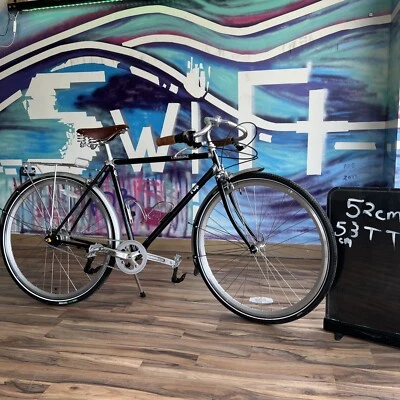 52 cm MINTY 2009 Fuji Cambridge Lugged 8 Speed Nexus Velo Orange saddle Black - Image 1 of 4