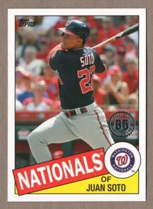 JUAN SOTO 2020 Topps '85 TOPPS Insert Card #85-99 Nationals Yankees Padres 1985 - Picture 1 of 1