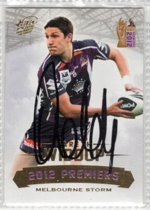 π₯ 2012 LTD EDT PREMIERS SIGNED CARD GARETH WIDDOP #PC7π₯ - Picture 1 of 1