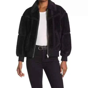 G-STar Raw Deline Teddy Giacca Bomber Reversibile Dk Nero Tg-L - Foto 1 di 6