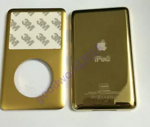 Golden Faceplate +button+Back Housing Cover for iPod 7th Gen Classic160GB(thin) - Picture 1 of 2