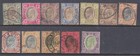 (F166-40) 1902-9 Transvaal part set of 12stamps KGV 1/2d to 1 pound (AO)  (JB10)