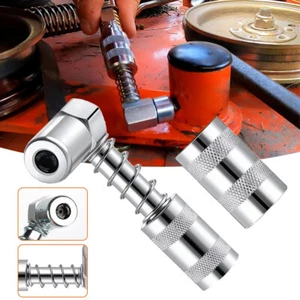 Grease Nozzle Adapter Grease Gun-Accessory 90 Degree Grease Coupler Adapter NEW - Picture 1 of 12