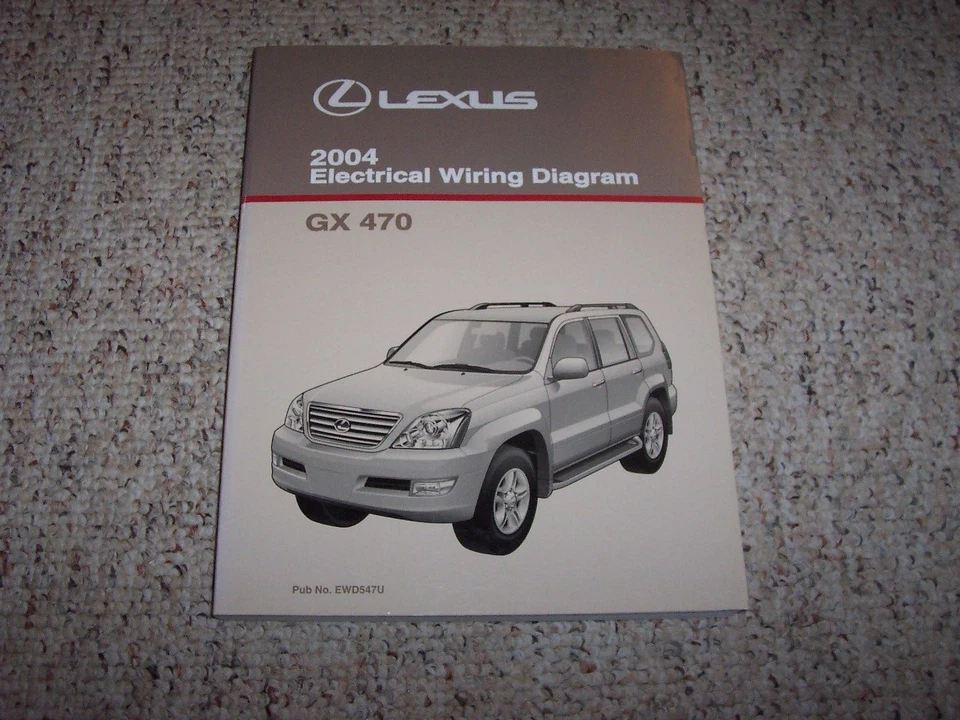 2004 Lexus GX470 GX 470 Factory Electrical Wiring Diagram Manual 4.7L V8 - Image 1 of 1