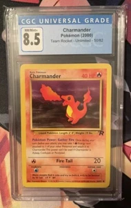 Juego de cartas coleccionables Pokémon Charmander Team Rocket 50/82 regular ilimitado común CGC 8,5 - Imagen 1 de 4