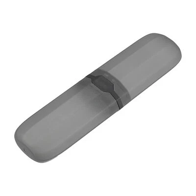 Estuche para cepillo de dientes de viaje estuche para cepillo de dientes plástico negro 7,87"x2,17" Foto 1 de 4