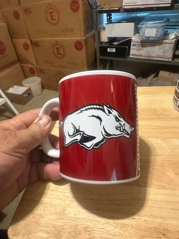 University of Arkansas Razorbacks Beer Mug “Collegiate Officially Licensed” New Cover