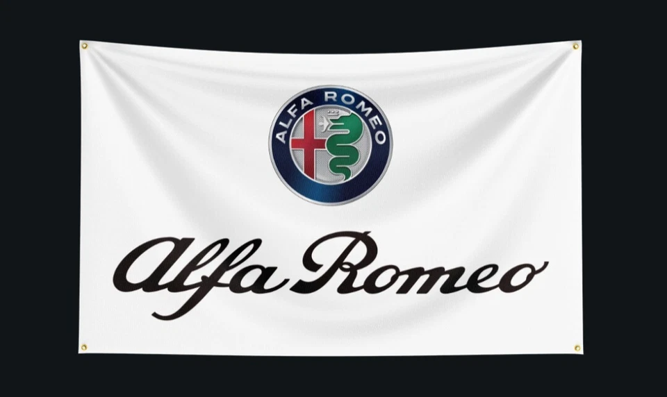 ALFA ROMEO Workshop/Mancave Advertising Fan Flag/Banner - Image 1 of 1