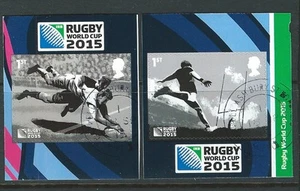 GROSSBRITANNIEN RUGBY WM 2015 SELBSTKLEBENDES PAAR FEIN GEBRAUCHT - Bild 1 von 1