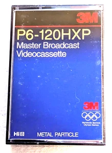 3M P6-120HXP Master Broadcast Videocassette (Metal Particle) - Picture 1 of 10