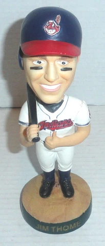 Cleveland Indians Jim Thome Collector's Edition 8" Bobblehead BD&A (2002) READ Cover