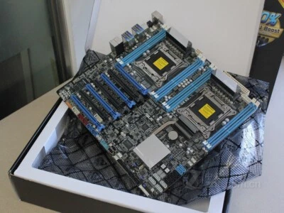 ASUS Z9PE-D8 WS LGA2011 c602 Support Intel xeon e5 1600/2600  v1v2 ddr3 2133 x79 - Image 1 of 3