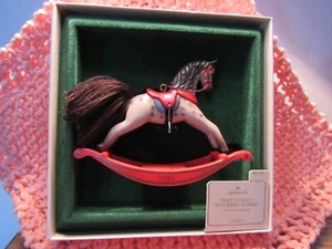 HALLMARK 1981 Rocking Horse  1st in Series ORG BOX & TAG  NICE ONE - Picture 1 of 7