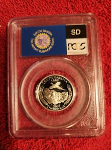 2006 s silver proof South Dakota statehood quarter PCGS PR 69 DCAM - Picture 1 of 2