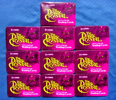 Tarjetas coleccionables de la película The Dark Crystal ~ (Donruss, 1982) ~ Lote de 10 paquetes de cera ~ ¡SELLADOS! Foto 1 de 4